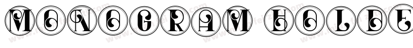 Monogram Holder Regular字体转换